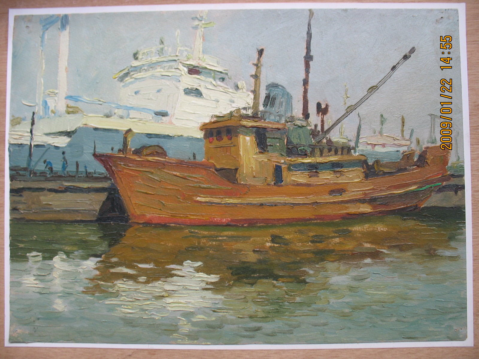 烟台雕塑之渔船